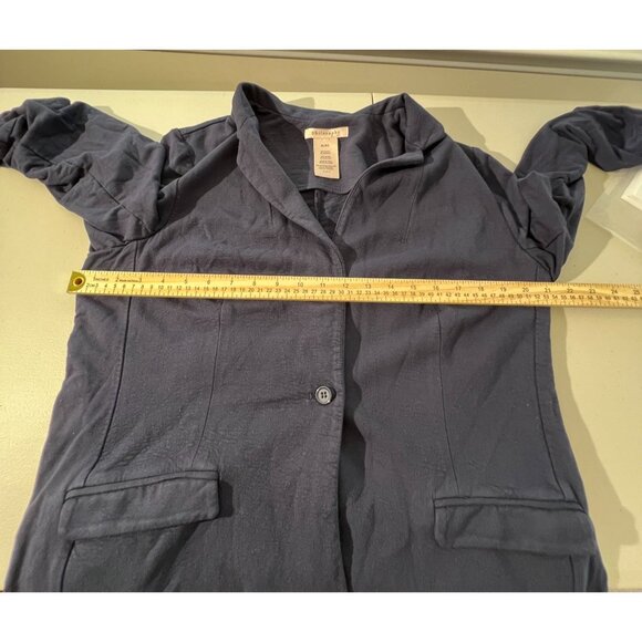 Philosophy Womens Blue Button Blazer Jacket Size XL Long Sleeve Office Formal - Picture 8 of 11